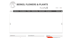 Desktop Screenshot of berkelflowers.nl