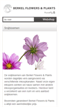 Mobile Screenshot of berkelflowers.nl